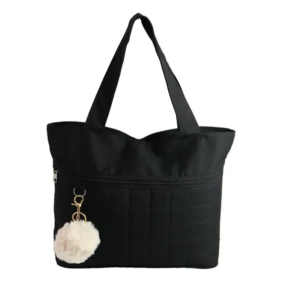 Bolsas Femininas Casual Praia Livros Escola Festa Baratas Cor Preto Desenho Do Tecido Liso Foto 1