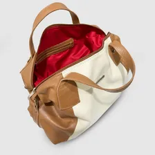 Bolsas Femininas Sacola Couro Legitimo Macio Cor Off Foto mini 4