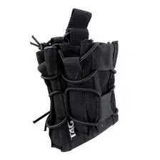 Bolso Duplo Tag P/ Magazine Tgms-14 Cor Preto Foto mini 2