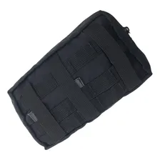 Bolso Molle Modular Guarda Airsoft Colete Cinto Tática Cor Preto Foto mini  3
