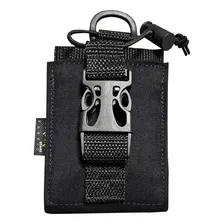 Bolso Molle Modular Porta Rádio Ht Preto Cordura Foto mini 1