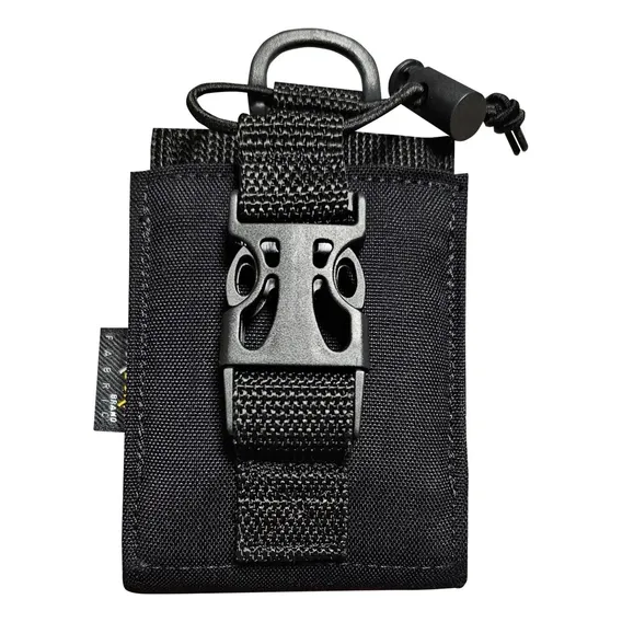 Bolso Molle Modular Porta Rádio Ht Preto Cordura Foto 1