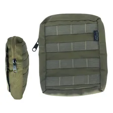 Bolso Molle Vertical Colete E Mochila Modular 20x15cm Tático Cor Tan Foto mini 4
