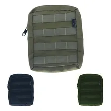 Bolso Molle Vertical Colete E Mochila Modular 20x15cm Tático Cor Tan Foto mini 1