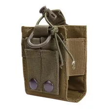 Bolso Porta Radio Modular Molle Tático - Militar Airsoft Cor Tan Foto mini 1