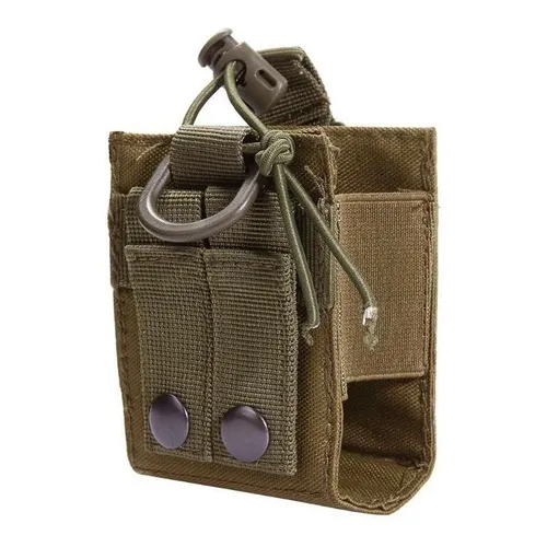 Bolso Porta Radio Modular Molle Tático - Militar Airsoft Cor Tan Foto 1