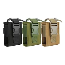 Bolso Porta Radio Modular Molle Tático - Militar Airsoft Cor Tan Foto mini 3