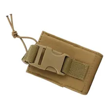 Bolso Porta Radio Modular Molle Tático - Militar Airsoft Cor Tan Foto mini 4