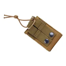 Bolso Porta Radio Modular Molle Tático - Militar Airsoft Cor Tan Foto mini 2