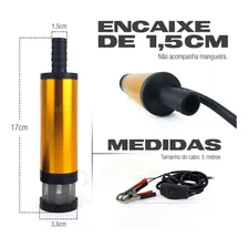 Bomba 12v Diesel Agua Oleo 30 Litros/minuto Cor Marrom Foto mini 3