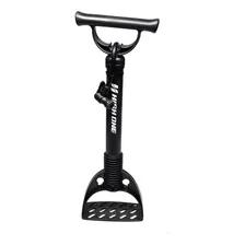 Bomba Ar Bicicleta Highone Padrão Valvula Presta / Americana Cor Preto Foto mini 2