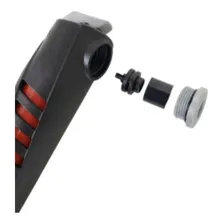 Bomba Ar Bike Giyo Gp48 Nylon 100psi Bico Fino Grosso Mtb Cor Preto Foto mini 3