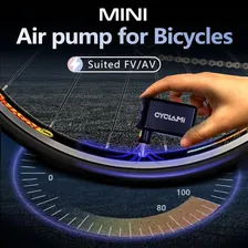Bomba Ar Elétrica Portatil 100psi Mtb Speed Bike Moto Pneu Cor Preto Foto mini 2