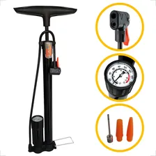 Bomba Ar Encher Pneu Bike Zhufeng 160 Psi Man么metro Cor Preto Foto mini 1