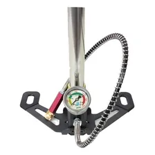 Bomba Ar Manual Pcp 275bar Airgun Striker Dobrável Quickshot Cor Prateado Foto mini  2