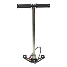 Bomba Ar Manual Pcp 275bar Airgun Striker Dobrável Quickshot Cor Prateado Foto  mini 1