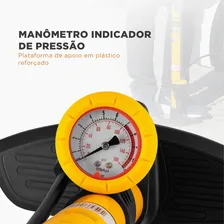 Bomba Ar Manual Profissional Encher Pneu Bicicleta Vonder Cor Amarelo Foto mini 3
