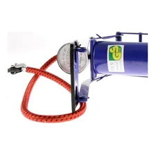 Bomba Ar Pedal Alta Pressão Encher Pneu Bicicleta Moto Carro Cor Foto mini 4