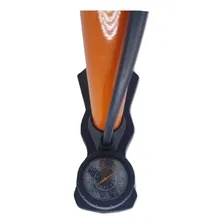 Bomba Ar Pneu Bike Bicicleta Manômetro De Pé Aço Wg Cor Laranja Foto mini 4