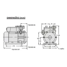 Bomba Automática Fluxostato Komeco Casas Cisternas Tqc400 110V/220V Foto mini  3