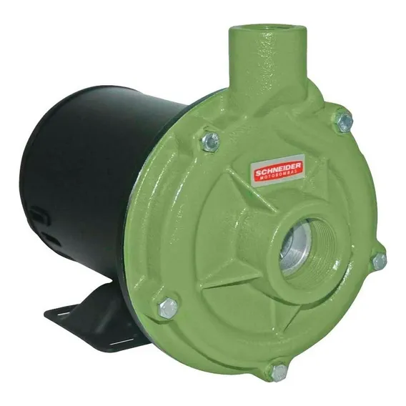 Bomba centrífuga centrífuga trifásica Schneider BC BC-92S 1C 1.522hp cor verde 60Hz 220V Foto 1