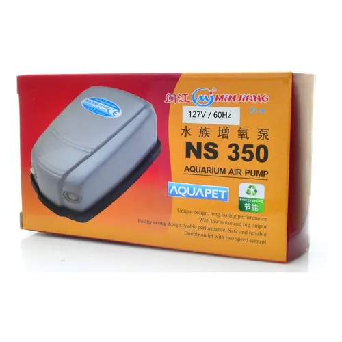 Bomba Compressora De Ar Ns-350 180l/h 3w 127v Minjiang Foto 1