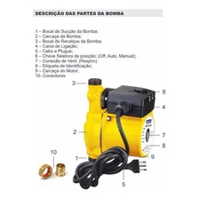 Bomba D'água Pressurizadora Ferrari Bpf15/9-120 120w - 220v Foto mini  3