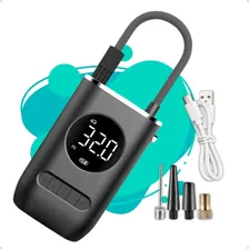 Bomba De Encher Pneu De Carro Bike Moto Portátil Calibrador Foto mini  2