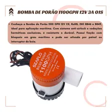 Bomba De Porão Seaflo 1100 Gph 12v 4160 L Hora Barco Lancha Foto mini 2