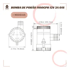 Bomba De Porão Seaflo 1100 Gph 12v 4160 L Hora Barco Lancha Foto mini 4