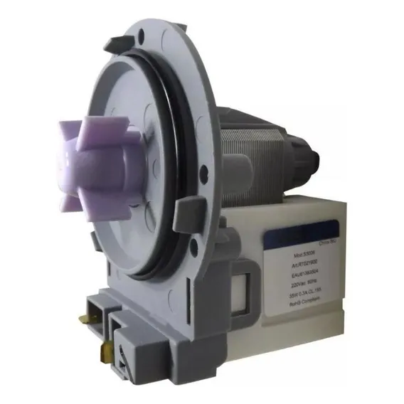 Bomba Drenagem LG Eau61383504 Modelo Wd-1403fda Wd-1409fda Foto 1