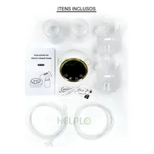 Bomba Elétrica Digital Automática Tira Leite Materno Duplo Foto mini  3