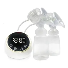 Bomba Elétrica Digital Automática Tira Leite Materno Duplo Foto  mini 1