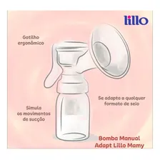 Bomba Extratora Manual Tira Leite Materno Adapt - Lillo Foto mini 3