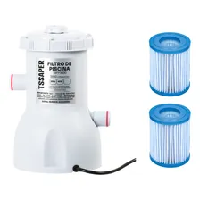 Bomba Filtro De Piscina 3.600l/h Desmontável + 2 Refil 127v Foto  mini 1