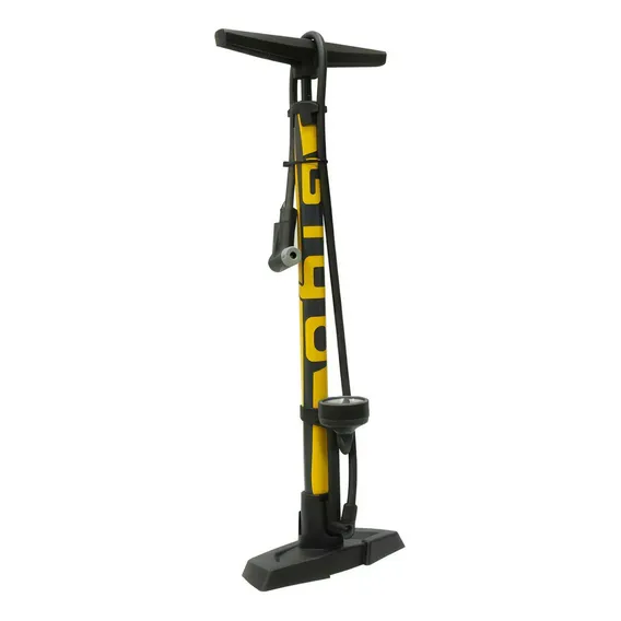 Bomba Giyo Gf-55e Bike Mtb Speed C/conexão/manômetro 160psi Cor Amarelo Foto 1
