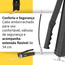 Bomba Graxa Engraxadeira Manual Profissional Capacidade 500g Foto mini 3