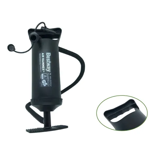 Bomba Manual Ar Piscina Colchão Inflável Air Hammer Bestway Foto 1