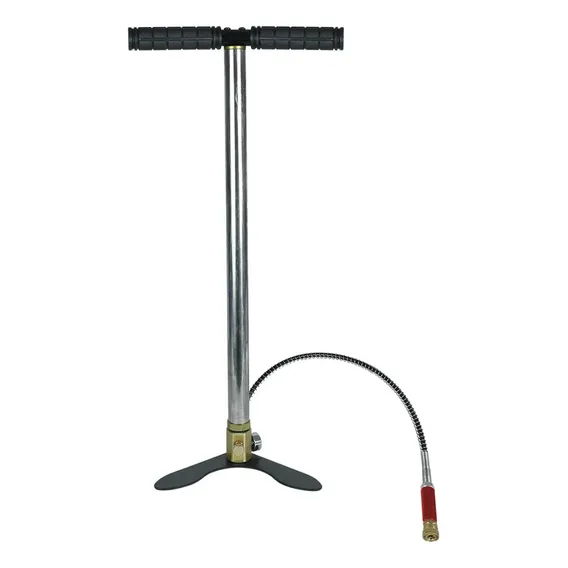 Bomba Manual Pcp 230bar Airgun Striker Base Fixa Quickshot Cor Prateado Foto 1
