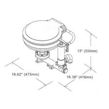 Bomba Manual Reparo Vaso Sanitário Náutico Tmc Jabsco Nautos Foto mini 4
