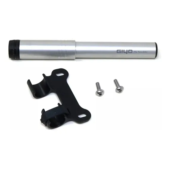 Bomba Mini Bike Speed Mtb Giyo Gp-87a Cnc AlumÃnio Prata Foto 1