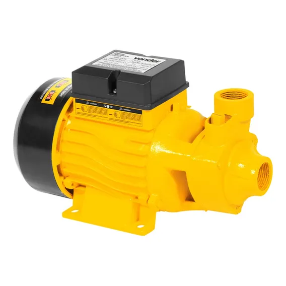 Bomba PerifĂ©rica MonofĂĄsica Vonder Bpv750 1cv 60hz 127v/220v Cor Amarelo FrequĂȘncia 60 Hz Foto 1