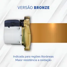 Bomba Pressurizadora De Agua Komeco Tp80 G4 Bronze 248w 127v Foto mini 4
