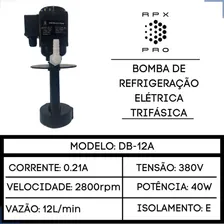 Bomba Refrigeração Torno/fresa/furadeira 175mm Aluminio 380v Foto mini 2