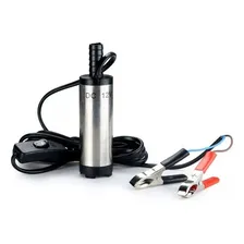 Bomba Submersa 12v Óleo Diesel Água Com Filtro Foto mini 1