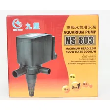 Bomba Submersa 2000l/h Minjiang Ns-803 Aquario Voltagem 220v Foto  mini 1