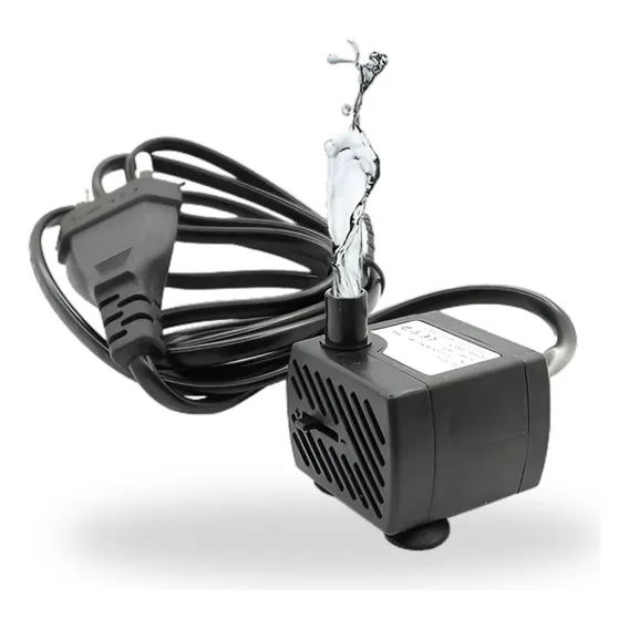 Bomba Submersa Bombinha Motor Para Fonte Água Aquário Bivolt Bivolt 110/220 Foto 1