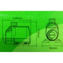 Bomba Submersa Boyu/jad Fp 48 2100l/h 110v / 220v Foto mini 3