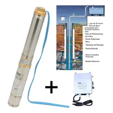 Bomba Submersa Inox 3 1,5cv C/ Painel De - Somar 16006012 110v Foto mini  2