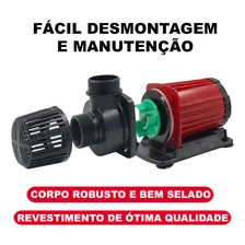 Bomba Submersa Lago Aquario Tanque Ap 9000 220v Aquapower Aquarismo BOMBA SUBMERSA AP 9000 Foto mini 4